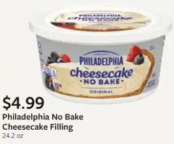Fareway Philadelphia No Bake Cheesecake Filling offer