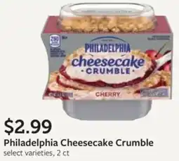 Fareway Philadelphia Cheesecake Crumble offer