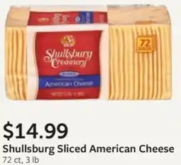 Fareway Shullsburg Sliced American Cheese offer