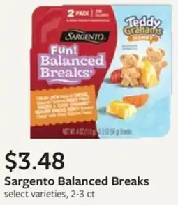 Fareway Sargento Balanced Breaks offer