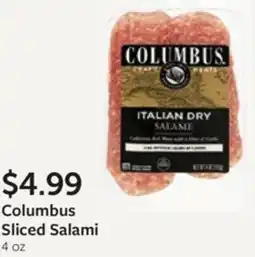 Fareway Columbus Sliced Salami offer