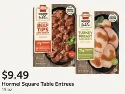 Fareway Hormel Square Table Entrees offer