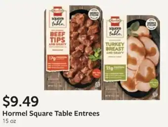 Fareway Hormel Square Table Entrees offer