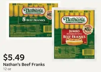 Fareway Nathan's Beef Franks offer