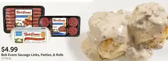 Fareway Bob Evans Sausage Links, Patties, & Rolls offer