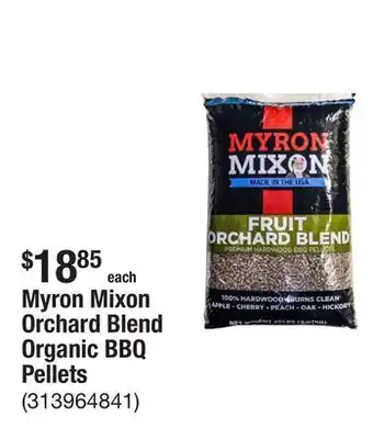 The Home Depot Myron Mixon Orchard Blend Organic BBQ Pellets offer