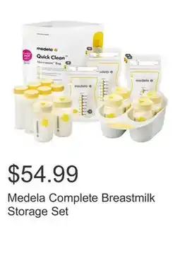 Costco Medela Complete Breastmilk Storage Set offer