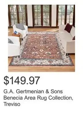 Costco G.A. Gertmenian & Sons Benecia Area Rug Collection, Treviso offer