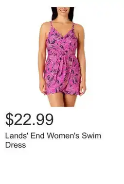 Costco Lands' End Women's Swim Dress offer