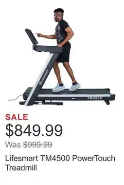 Costco Lifesmart TM4500 PowerTouch Treadmill offer
