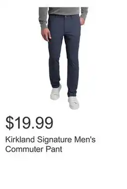 Costco Kirkland Signature Men's Commuter Pant offer