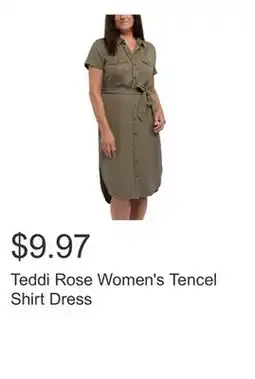 Costco Teddi Rose Women's Tencel Shirt Dress offer