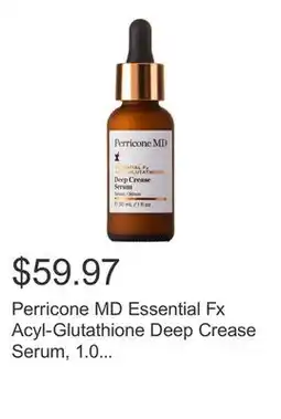 Costco Perricone MD Essential Fx Acyl-Glutathione Deep Crease Serum, 1.0 fl oz offer