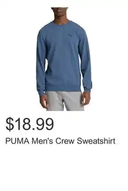 Costco PUMA Men's Crew Sweatshirt offer