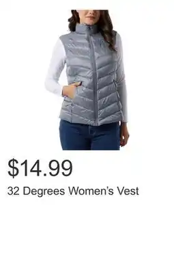 Costco 32 Degrees Women's Vest offer