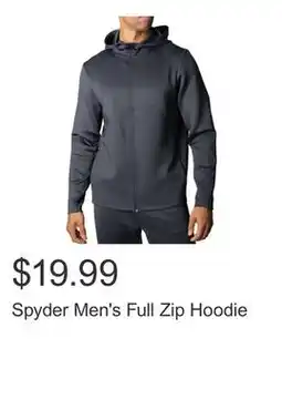 Costco Spyder Men's Full Zip Hoodie offer