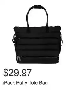 Costco iPack Puffy Tote Bag offer