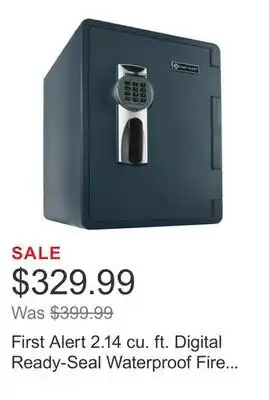 Costco First Alert 2.14 cu. ft. Digital Ready-Seal Waterproof Fire Resistant Safe offer