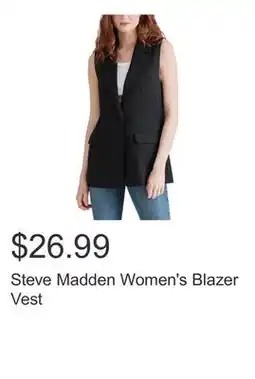 Costco Steve Madden Women's Blazer Vest offer