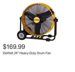 Costco DeWalt 24 Heavy-Duty Drum Fan offer