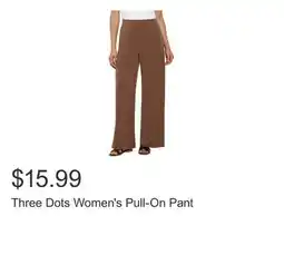 Costco Three Dots Women's Pull-On Pant offer