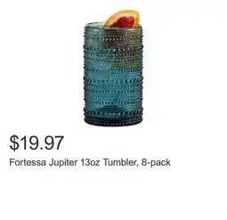 Costco Fortessa Jupiter 13oz Tumbler, 8-pack offer