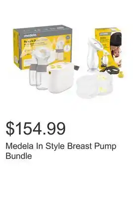 Costco Medela In Style Breast Pump Bundle offer