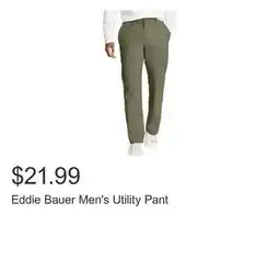 Costco Eddie Bauer Men's Utility Pant offer