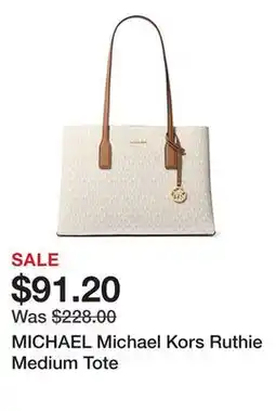 Belk MICHAEL Michael Kors Ruthie Medium Tote offer