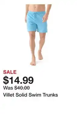 Belk Villet Solid Swim Trunks offer