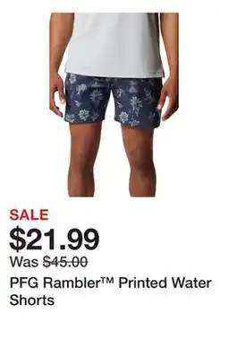 Belk PFG Rambler Printed Water Shorts offer