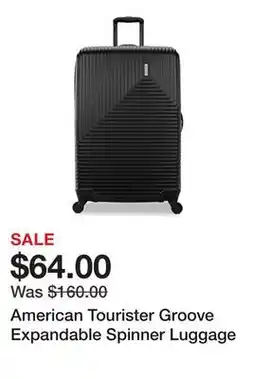 Belk American Tourister Groove Expandable Spinner Luggage offer