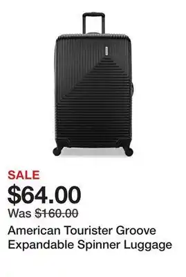 Belk American Tourister Groove Expandable Spinner Luggage offer