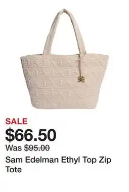 Belk Sam Edelman Ethyl Top Zip Tote offer