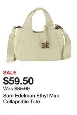Belk Sam Edelman Ethyl Mini Collapsible Tote offer