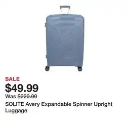 Belk SOLITE Avery Expandable Spinner Upright Luggage offer