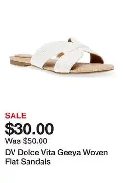 Belk DV Dolce Vita Geeya Woven Flat Sandals offer