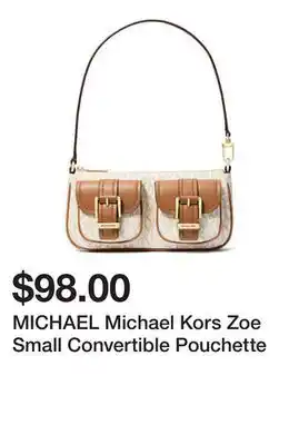 Belk MICHAEL Michael Kors Zoe Small Convertible Pouchette offer
