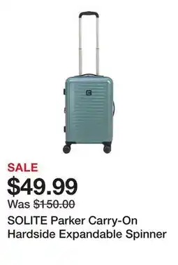 Belk SOLITE Parker Carry-On Hardside Expandable Spinner offer
