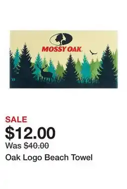 Belk Oak Logo Beach Towel offer