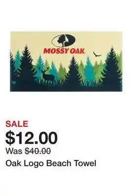 Belk Oak Logo Beach Towel offer