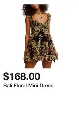 Belk Bali Floral Mini Dress offer