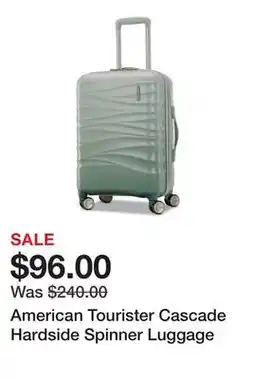 Belk American Tourister Cascade Hardside Spinner Luggage offer