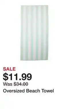 Belk Oversized Beach Towel offer