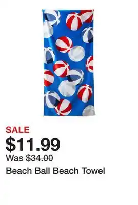 Belk Beach Ball Beach Towel offer