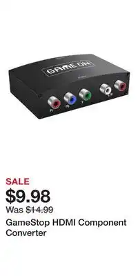 Game Stop GameStop HDMI Component Converter offer