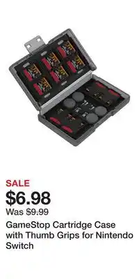 Game Stop GameStop Cartridge Case with Thumb Grips for Nintendo Switch offer