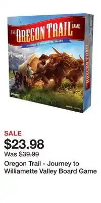 Game Stop Oregon Trail - Journey to Williamette Valley Board Game offer