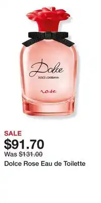 Ulta Beauty Dolce Rose Eau de Toilette offer