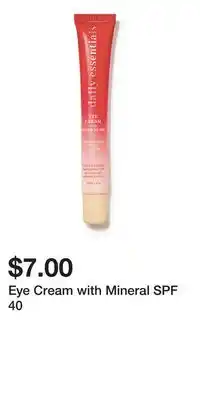 Bath & Body Works Eye Cream with Mineral SPF 40 offer